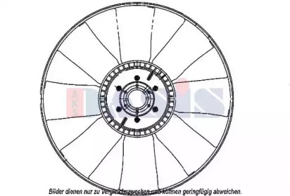 Сцепление, вентилятор радиатора AKS DASIS 298044N