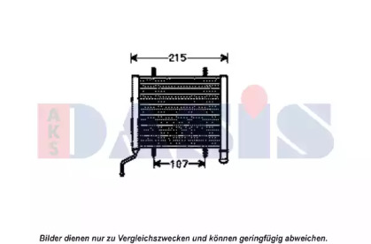 Радиатор, охлаждение двигателя AKS DASIS 480077N