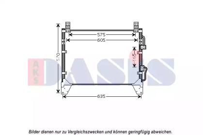 Конденсатор, кондиционер AKS DASIS 512082N