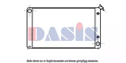 Радиатор, охлаждение двигателя AKS DASIS 520034N