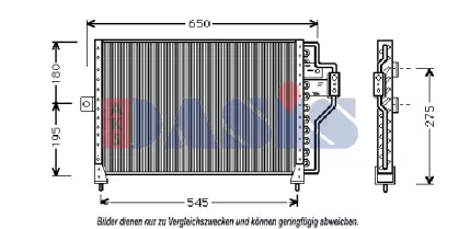 Конденсатор, кондиционер AKS DASIS 522020N