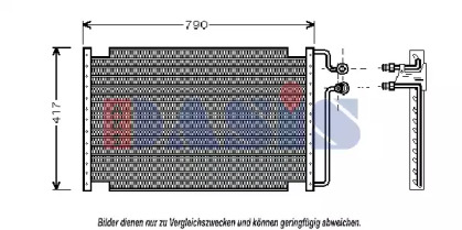 Конденсатор, кондиционер AKS DASIS 522033N