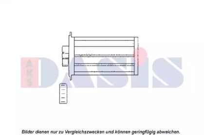 Теплообменник, отопление салона AKS DASIS 569018N