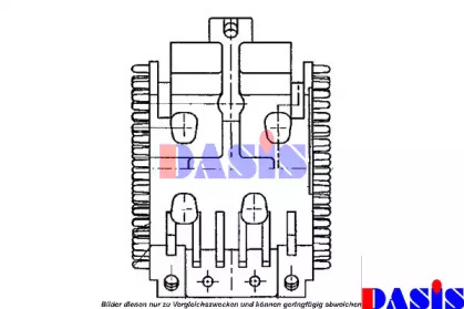 Блок управления, отопление / вентиляция AKS DASIS 740136N