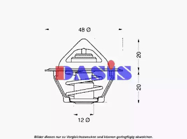 Термостат, охлаждающая жидкость AKS DASIS 750252N