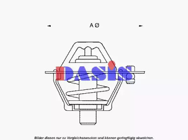 Термостат, охлаждающая жидкость AKS DASIS 750329N