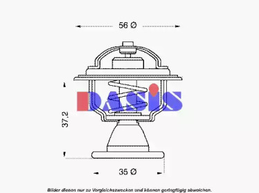 Термостат, охлаждающая жидкость AKS DASIS 750443N