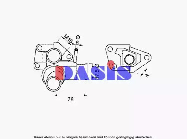 Термостат, охлаждающая жидкость AKS DASIS 750738N