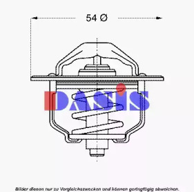 Термостат, охлаждающая жидкость AKS DASIS 750744N