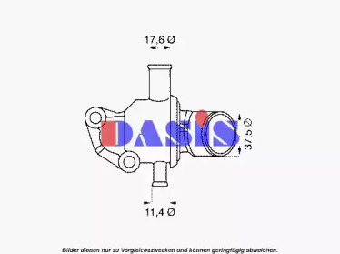 Термостат, охлаждающая жидкость AKS DASIS 750892N