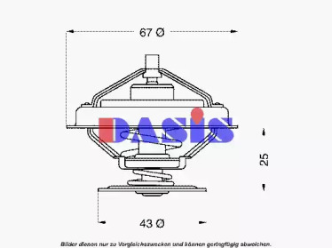 Термостат AKS DASIS 750909N