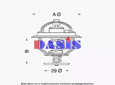 Термостат, охлаждающая жидкость AKS DASIS 750922N