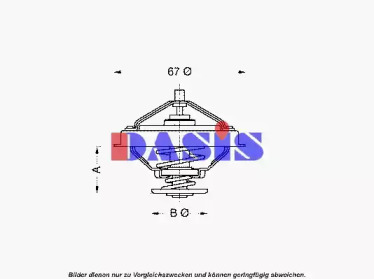 Термостат, охлаждающая жидкость AKS DASIS 750931N