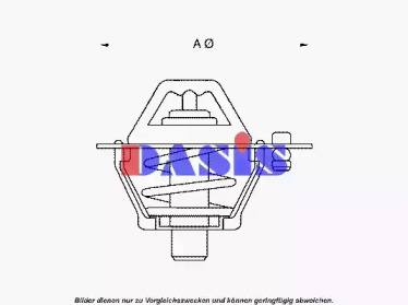 Термостат, охлаждающая жидкость AKS DASIS 750966N