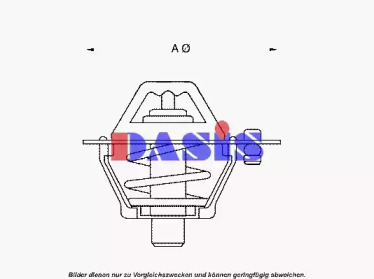 Термостат, охлаждающая жидкость AKS DASIS 751804N