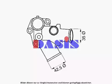 Термостат, охлаждающая жидкость AKS DASIS 751844N