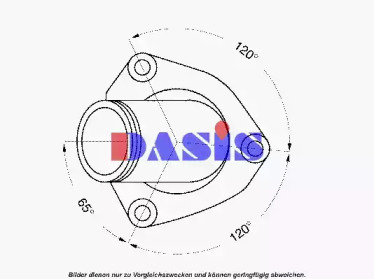 Термостат, охлаждающая жидкость AKS DASIS 751908N