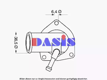 Термостат, охлаждающая жидкость AKS DASIS 751918N