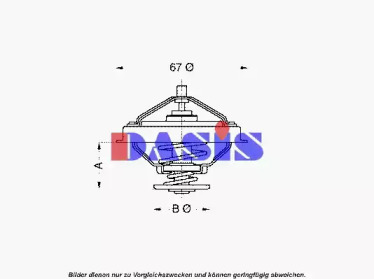 Термостат, охлаждающая жидкость AKS DASIS 751933N