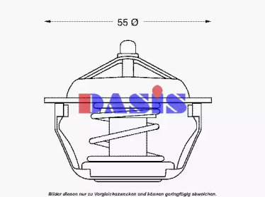 Термостат, охлаждающая жидкость AKS DASIS 751966N