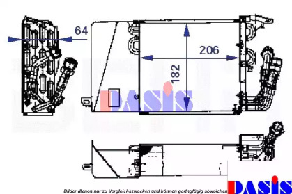 Испаритель, кондиционер AKS DASIS 820191N