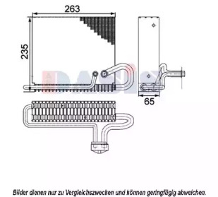 Испаритель, кондиционер AKS DASIS 820327N