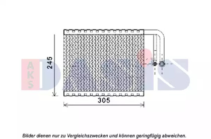Испаритель, кондиционер AKS DASIS 820336N