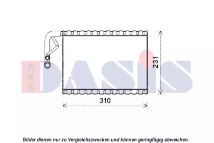 Испаритель, кондиционер AKS DASIS 820338N