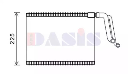 Испаритель, кондиционер AKS DASIS 820403N