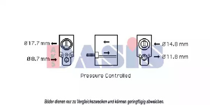 Расширительный клапан, кондиционер AKS DASIS 840150N
