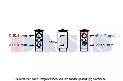 Расширительный клапан, кондиционер AKS DASIS 840186N
