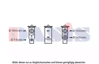 Расширительный клапан, кондиционер AKS DASIS 840195N