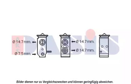 Расширительный клапан, кондиционер AKS DASIS 840197N