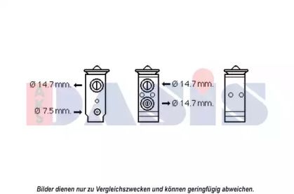 Расширительный клапан, кондиционер AKS DASIS 840201N
