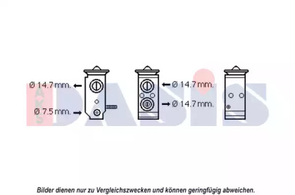 Расширительный клапан, кондиционер AKS DASIS 840203N
