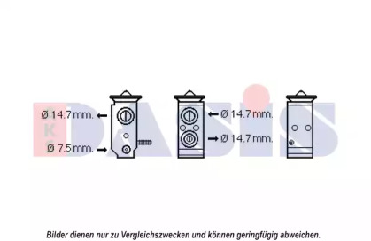 Расширительный клапан, кондиционер AKS DASIS 840204N