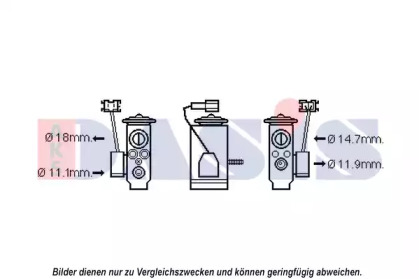 Расширительный клапан, кондиционер AKS DASIS 840206N