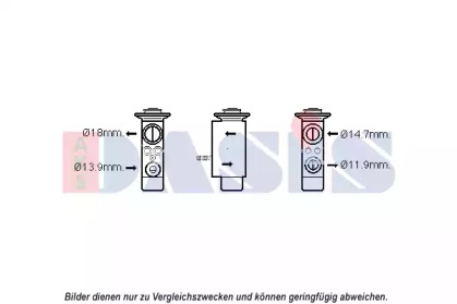 Расширительный клапан, кондиционер AKS DASIS 840231N