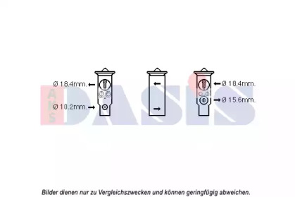 Расширительный клапан, кондиционер AKS DASIS 840242N