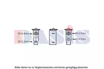 Расширительный клапан, кондиционер AKS DASIS 840252N
