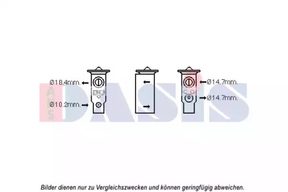 Расширительный клапан, кондиционер AKS DASIS 840254N