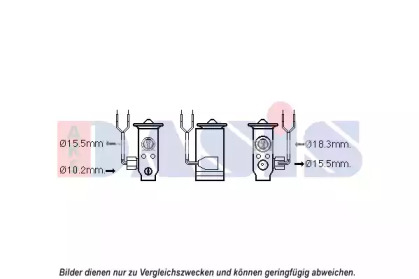 Расширительный клапан, кондиционер AKS DASIS 840256N