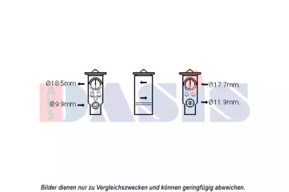Расширительный клапан, кондиционер AKS DASIS 840258N