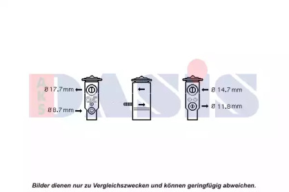 Расширительный клапан, кондиционер AKS DASIS 840292N