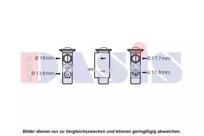 Расширительный клапан, кондиционер AKS DASIS 840293N