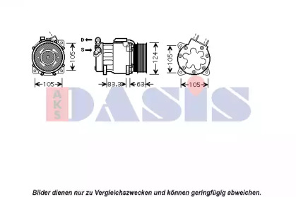 Компрессор AKS DASIS 850103N