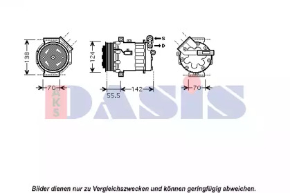 Компрессор AKS DASIS 850387N