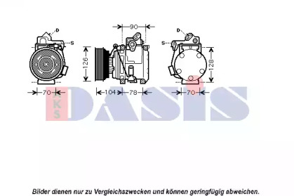 Компрессор AKS DASIS 850693N