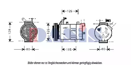 Компрессор AKS DASIS 851027N