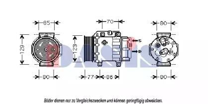 Компрессор AKS DASIS 851382N